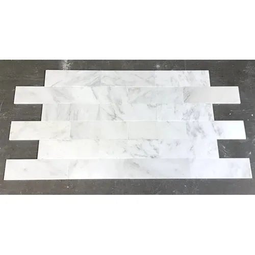 3x12 Oriental White Marble Tile - Hey Tiles