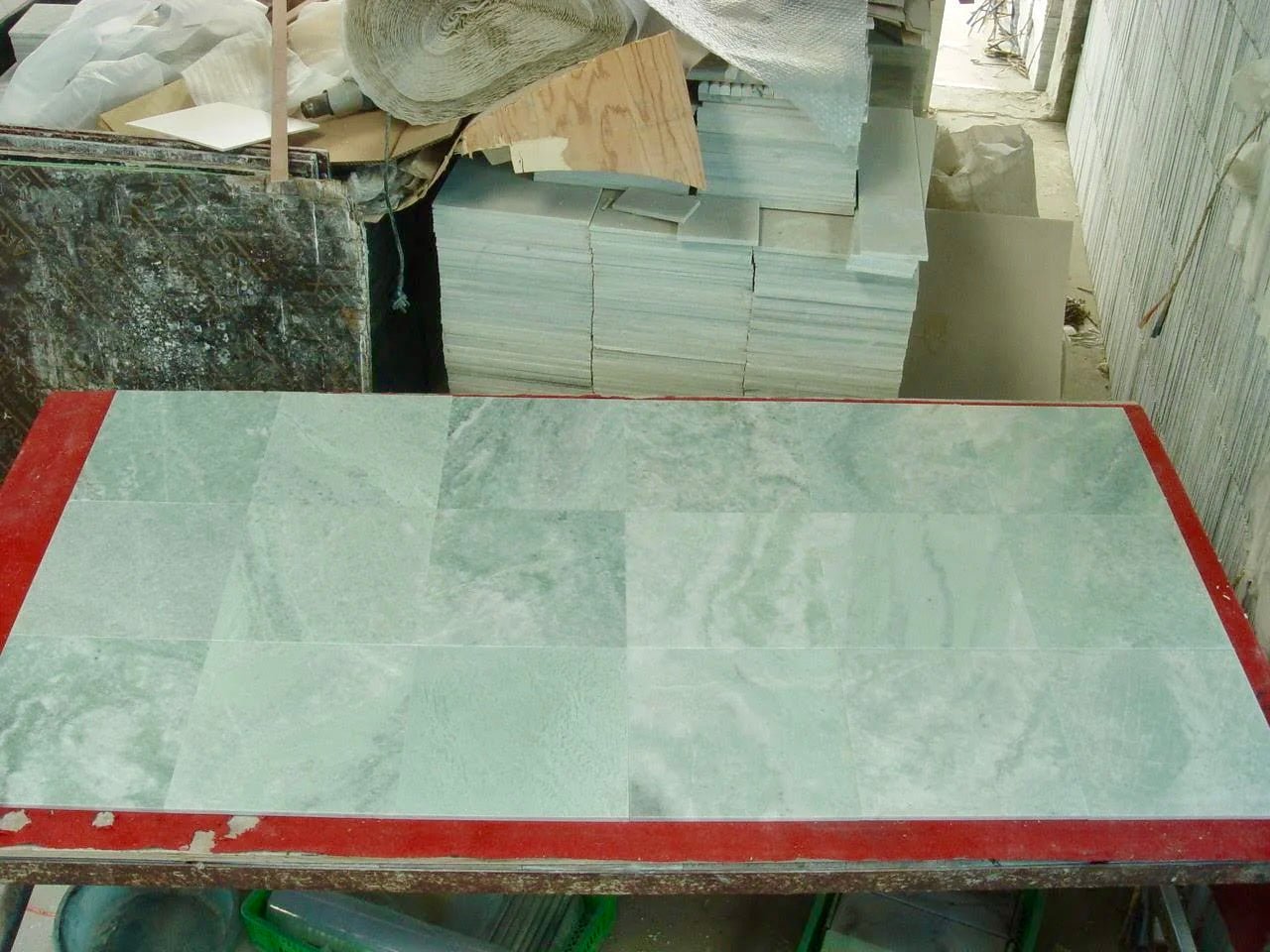 4x12 Ming Green Marble Tile, 3/8 - Hey Tiles