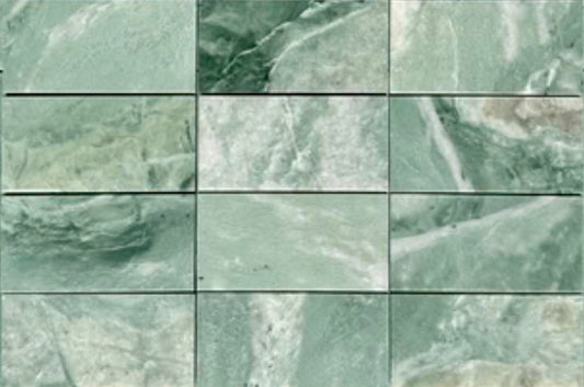 4x12 Ming Green Marble Tile, 3/8 - Hey Tiles