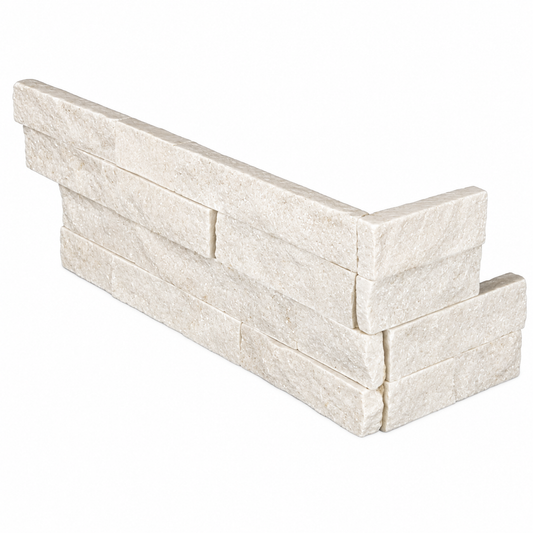 Rockmount Arctic White Corner"L"Panel  6x18