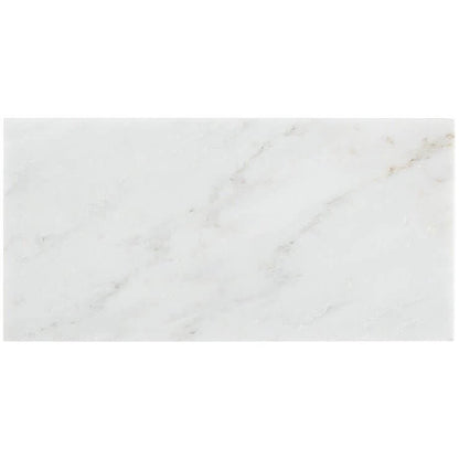 6x12 Asian Statuary White ( Oriental White ) Marble Subway Tile - Hey Tiles