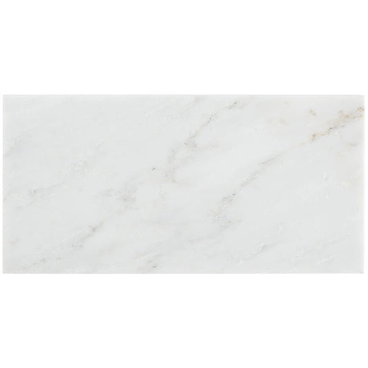 6x12 Asian Statuary White ( Oriental White ) Marble Subway Tile - Hey Tiles