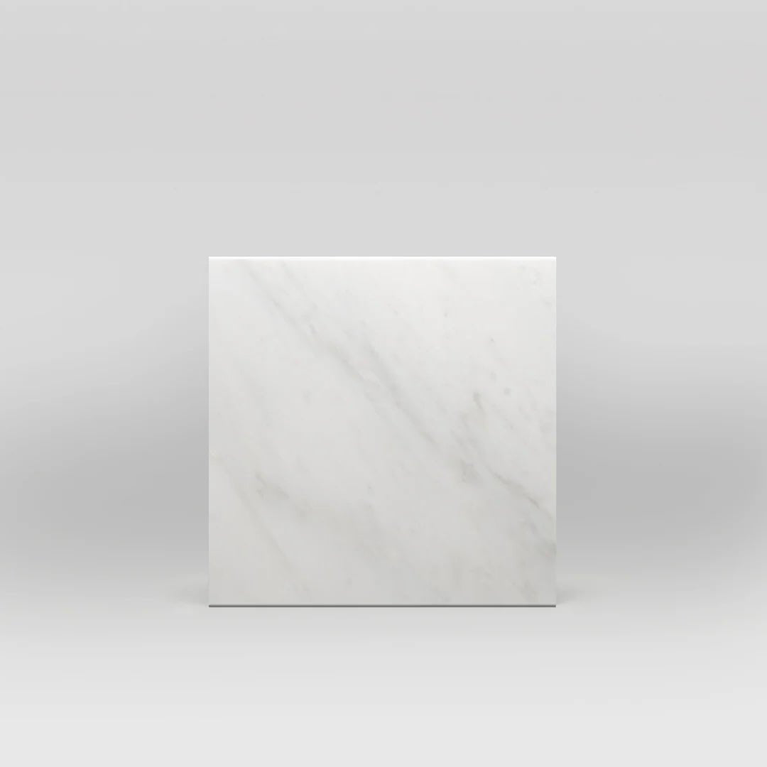 6x6 Oriental White ( Asian Statuary) Marble Tile - Hey Tiles