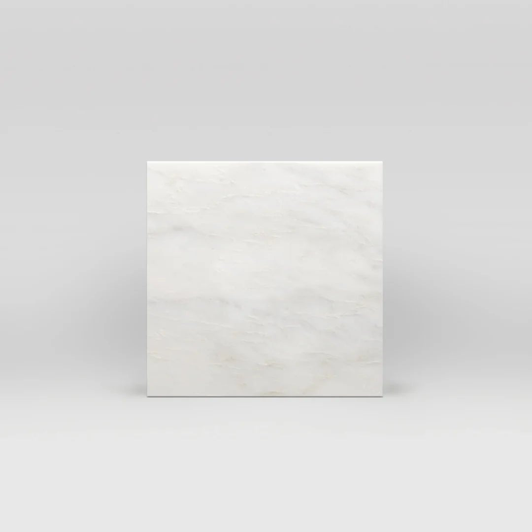 6x6 Oriental White ( Asian Statuary) Marble Tile - Hey Tiles