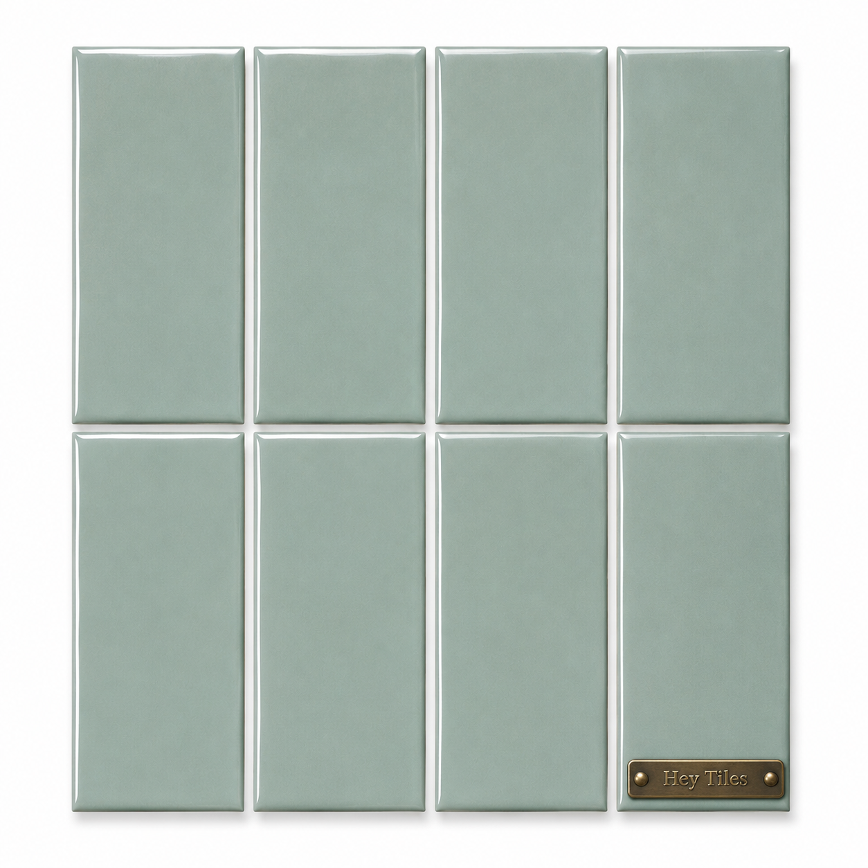 Fujiwa Metro Series: 3" x 6" Marina Glossy Porcelain Field Tile