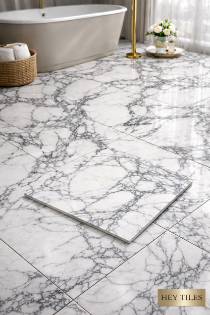 24x24 Arabescato Polished Deluxe Italian Marble — product image 6