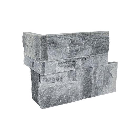 9x12x6 XL ROCKMOUNT Alaska Gray Corner Panel - Hey Tiles