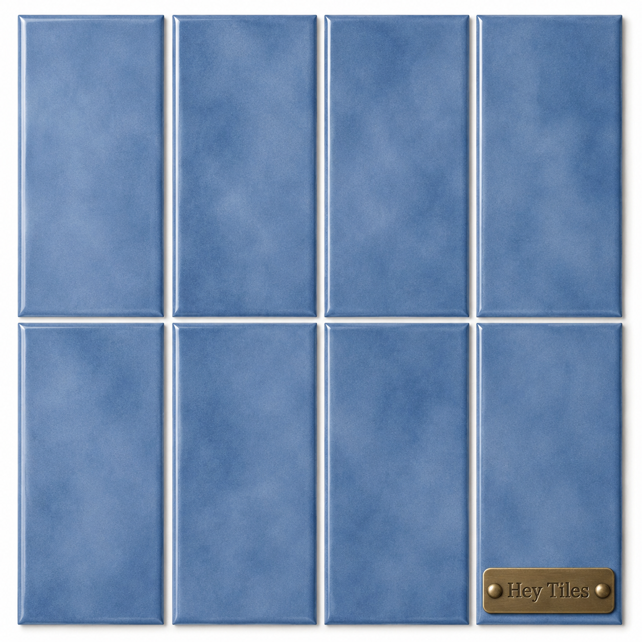 Fujiwa Metro Series: 3" x 6" Lapis Glossy Porcelain Field Tile