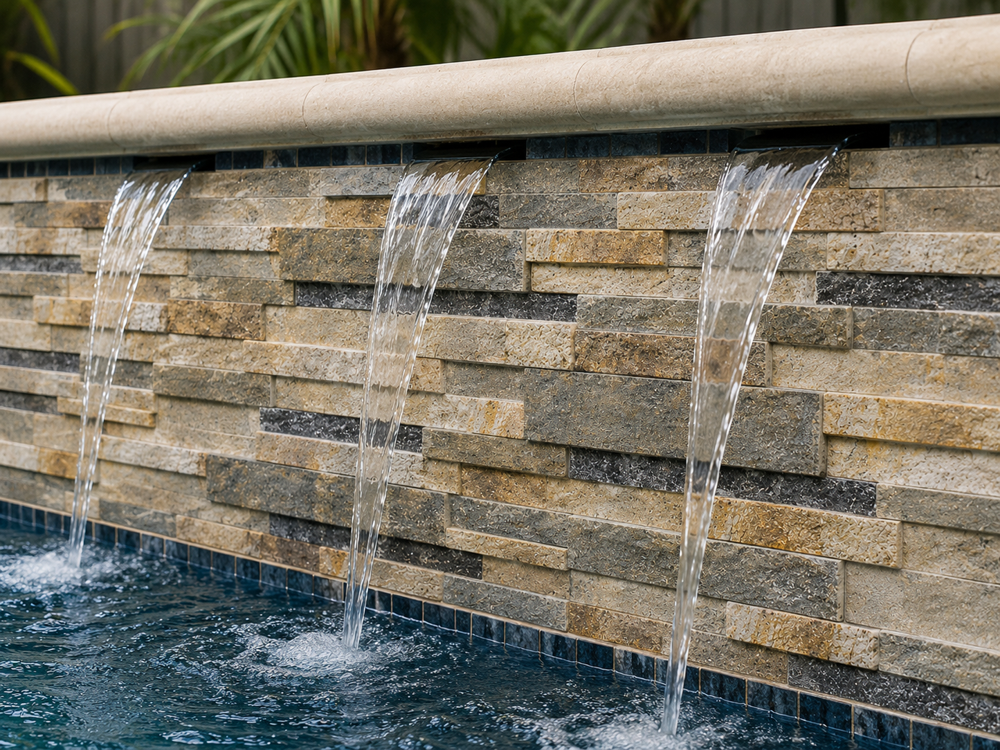 Fujiwa Quarzo Series: 6-1/4" x 16" Gold Porcelain Stacked Ledger Tile