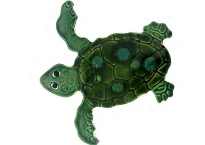 Fujiwa Turtle 15"x13" watermark pool mosaic