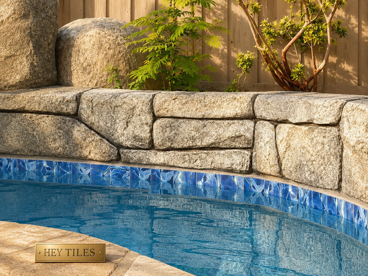 Space Blue, 6" x 6" - Porcelain Pool Tile