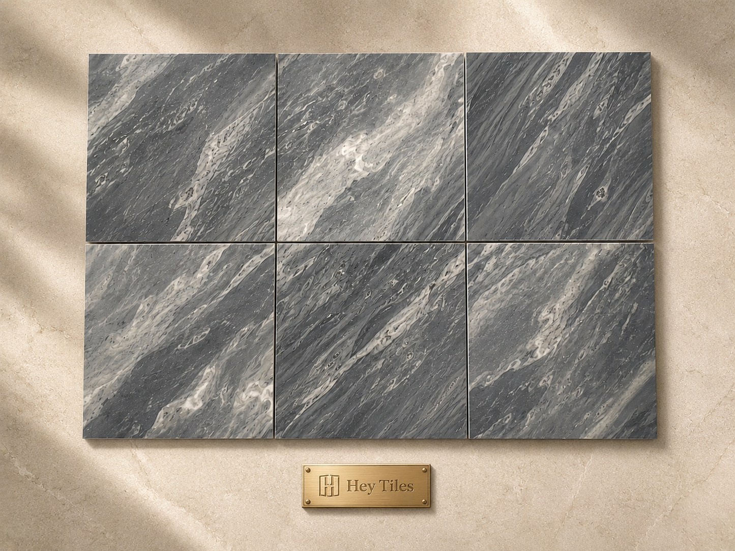 12x12 Bardiglio Italian Gray Marble, 3/8