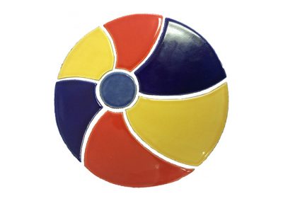 Fujiwa Ball watermark pool mosaic