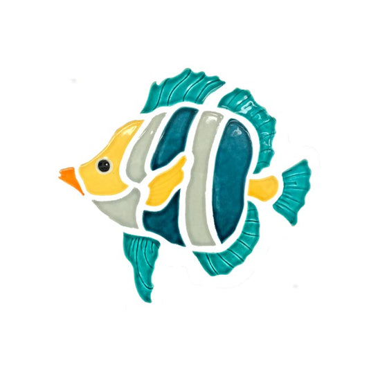 Fujiwa Butterfly Fish watermark pool mosaic