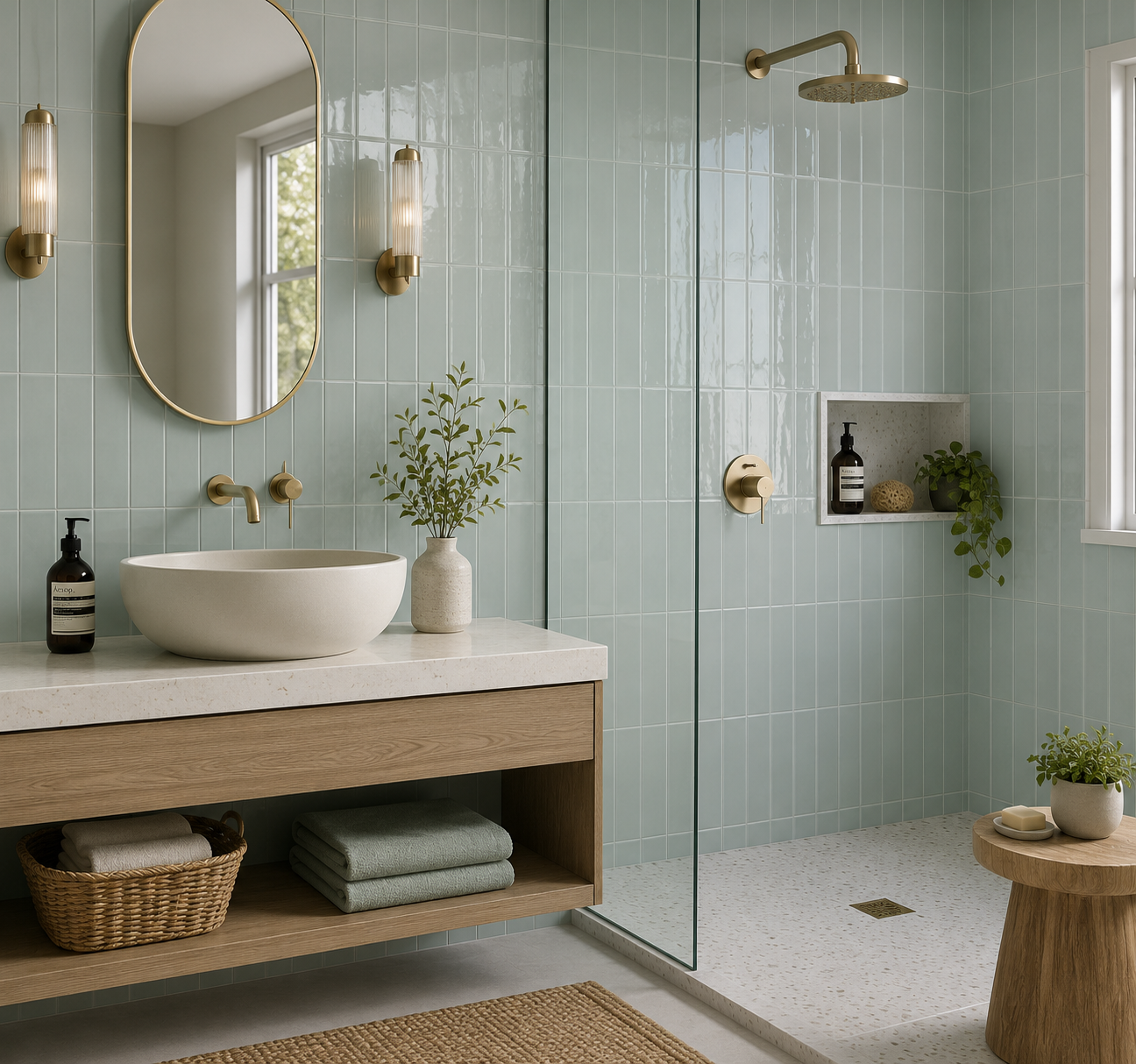 Fujiwa Metro Series: 3" x 6" Marina Glossy Porcelain Field Tile