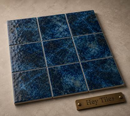 Fujiwa Saga Series: 6" x 6" Emerald Semi-Gloss Porcelain Pool Field Tile — product image 4