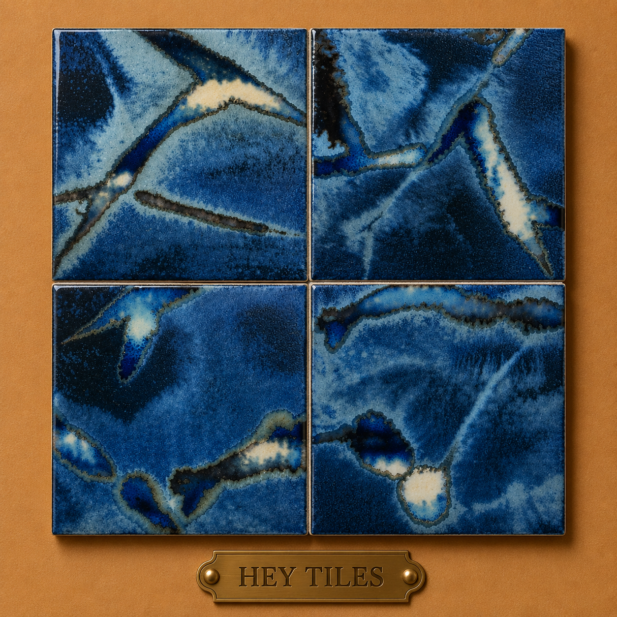 Space Blue, 6" x 6" - Porcelain Pool Tile