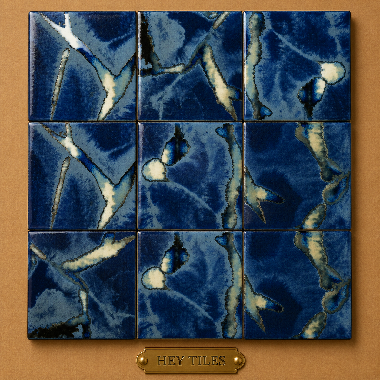 Space Blue, 6" x 6" - Porcelain Pool Tile