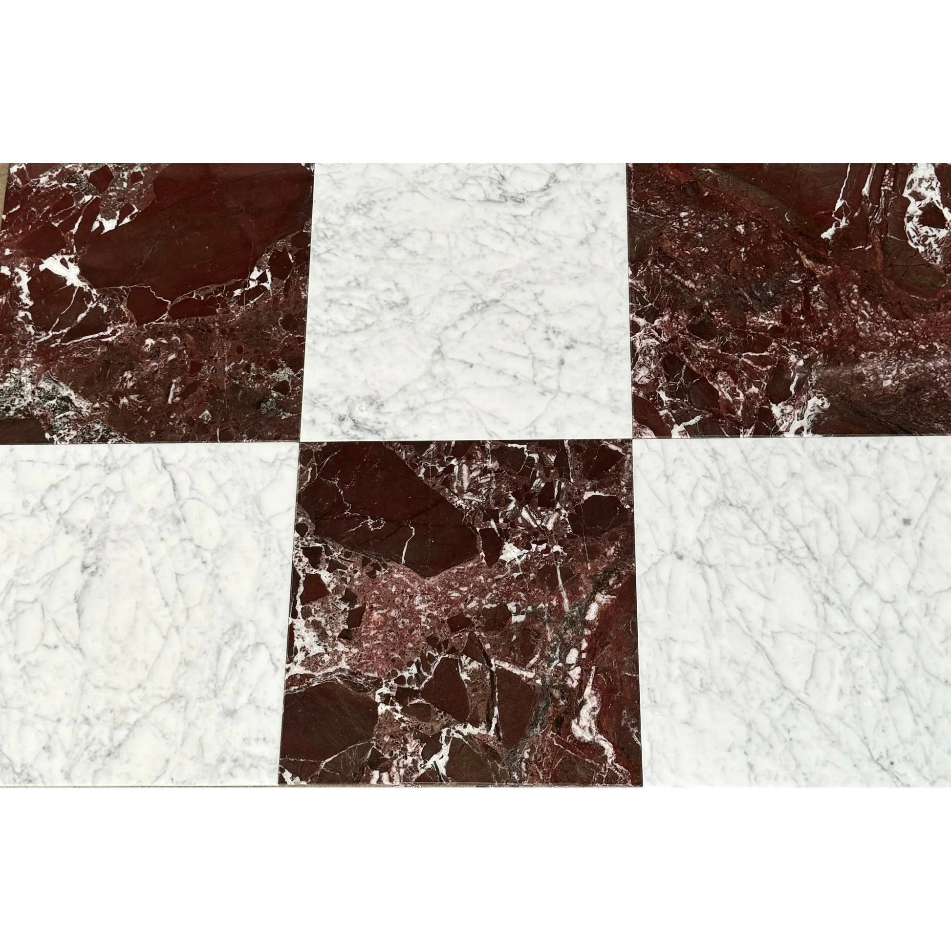 12x12 Rosso Levanto Polished 3/8 Marble heytiles   