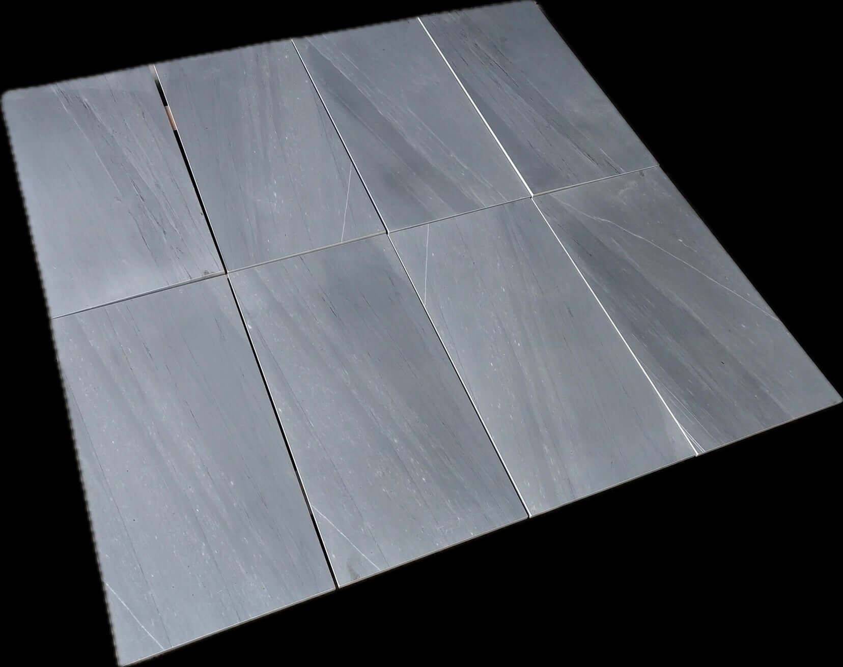 12x24 Bardiglio Imperiale Marble Tile showcasing elegant bluish-grey tones and natural veining for luxury interiors.