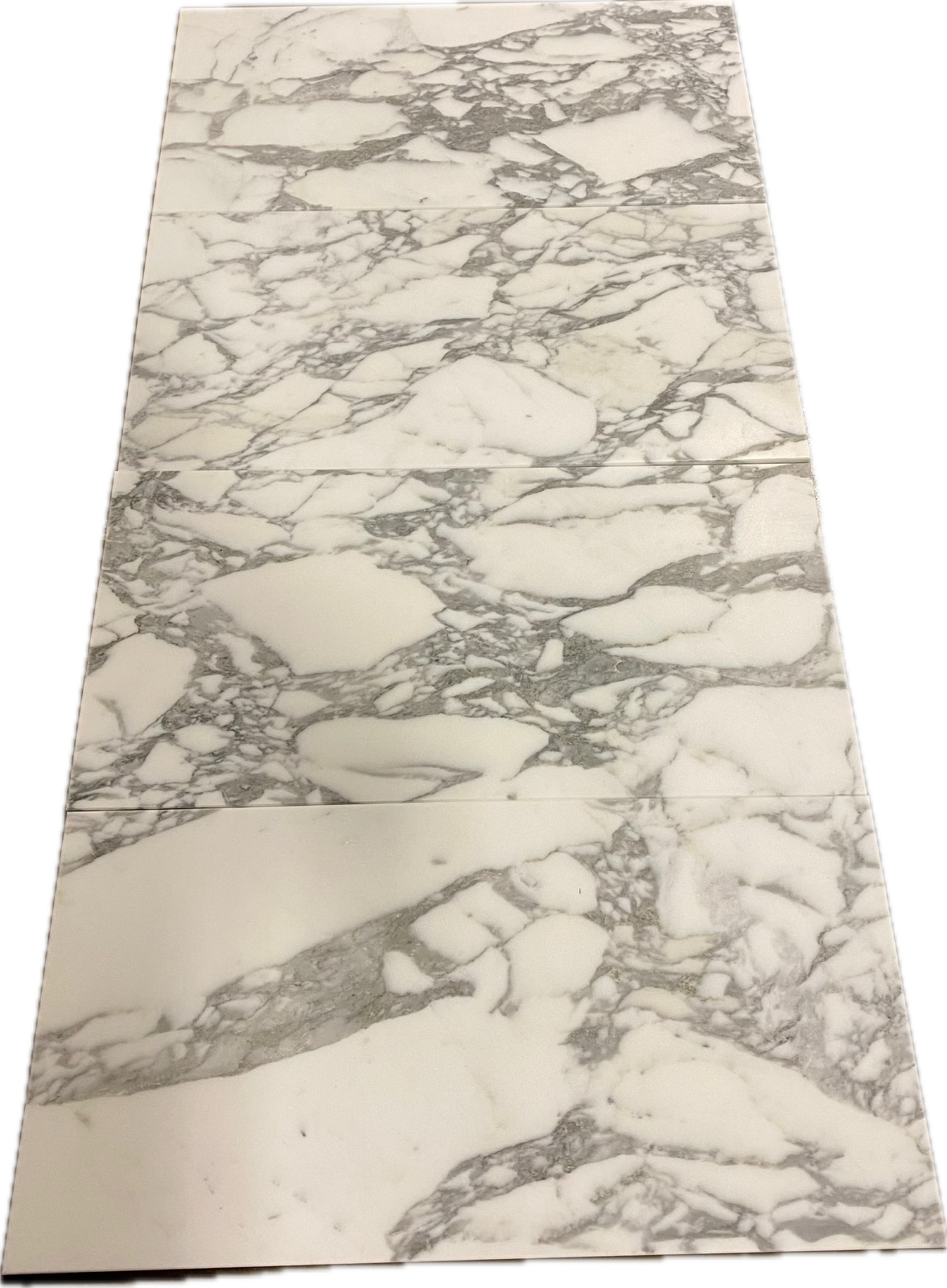 12x12, 3/8 Arabescato Corchia Italian Marble Tile