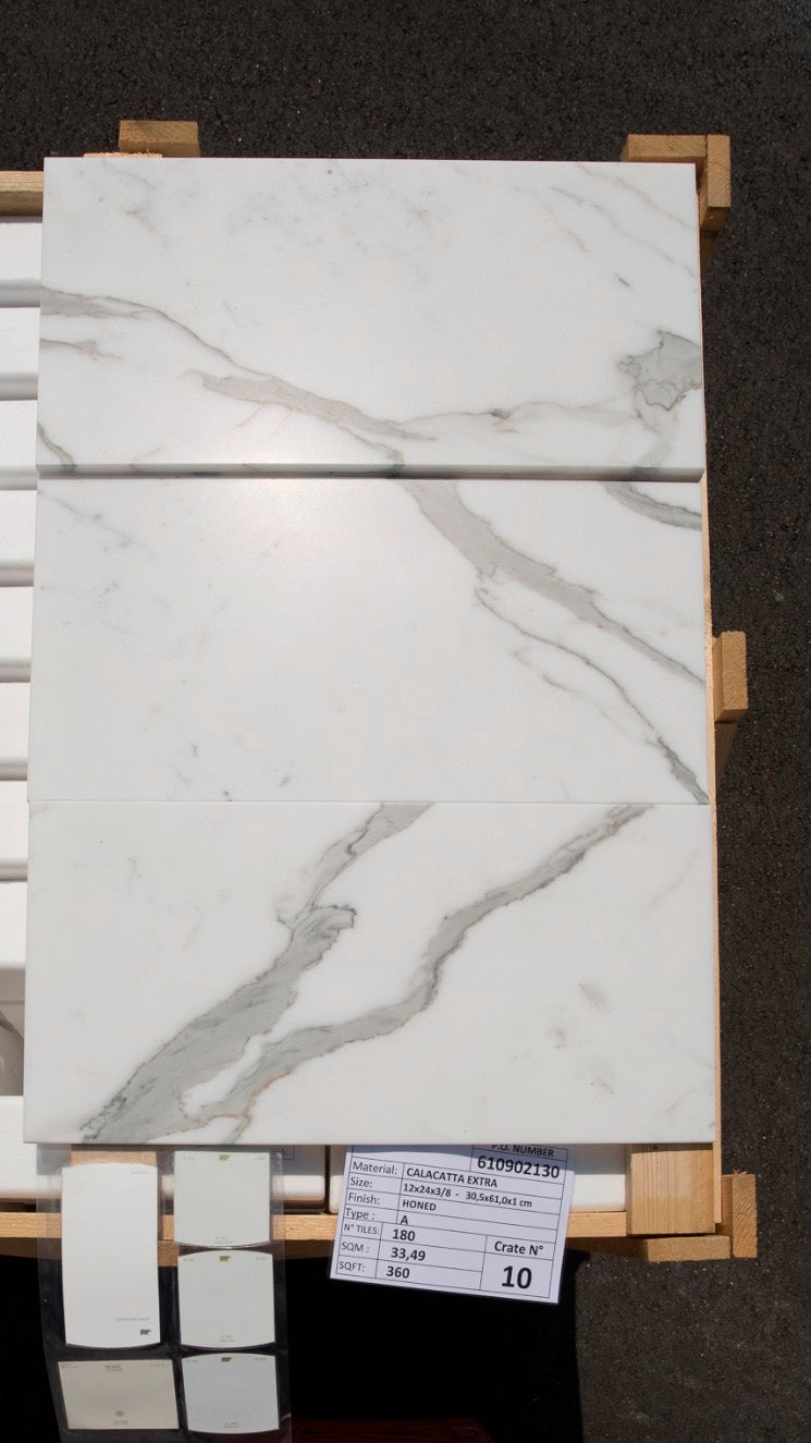 12x24 Calacatta Gold Italiano Marble Tile