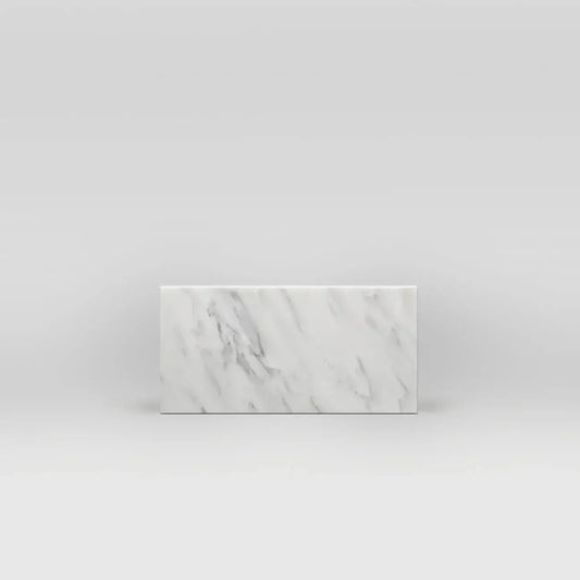 Oriental White 3x6 Marble Subway Tile