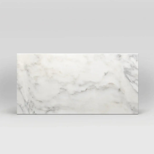 12x14 Oriental White ( Asian Statuary ) Marble Tile