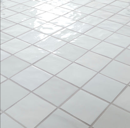MSI Blue Mist Square 3" × 3" Glossy Porcelain Mosaic Tile — product image 2