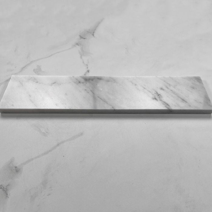 3X12 Carrara White Subway Tile