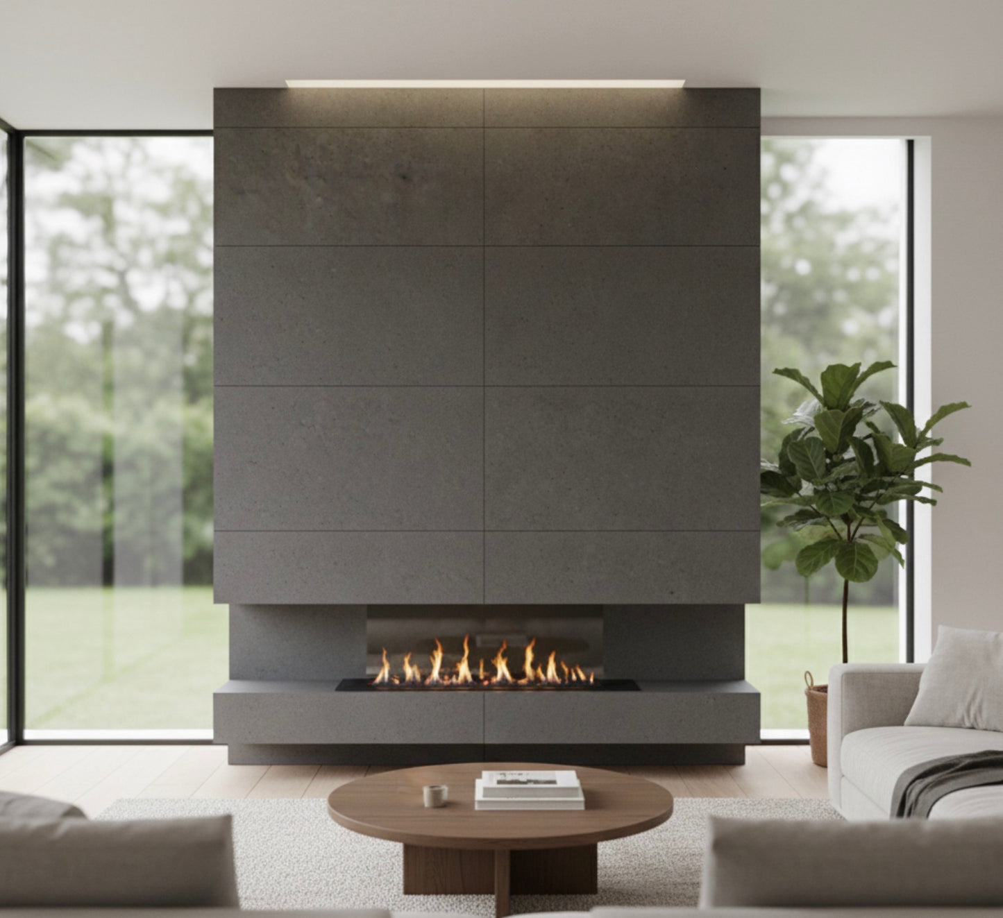 12x24 Black Basalt Honed Tile