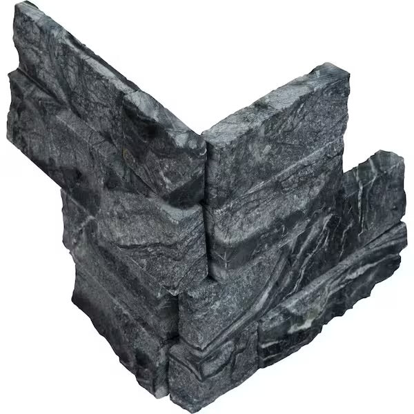 ROCKMOUNT Glacial Black Corner"L"Panel 6x18x6