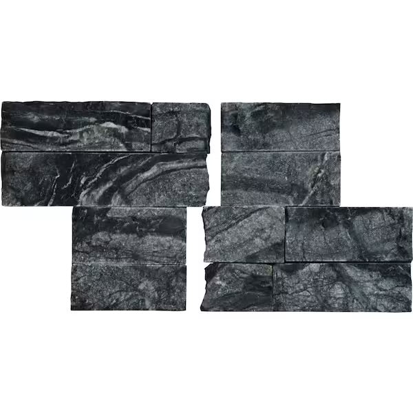ROCKMOUNT Glacial Black Corner"L"Panel 6x18x6