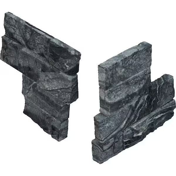 ROCKMOUNT Glacial Black Corner"L"Panel 6x18x6