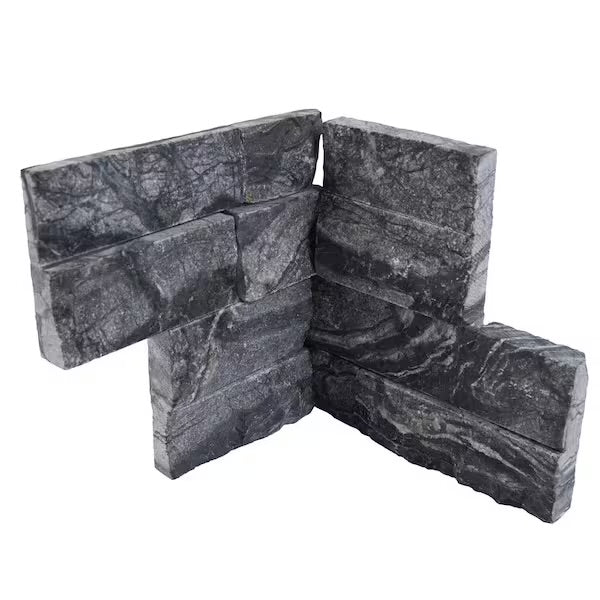 ROCKMOUNT Glacial Black Corner"L"Panel 6x18x6