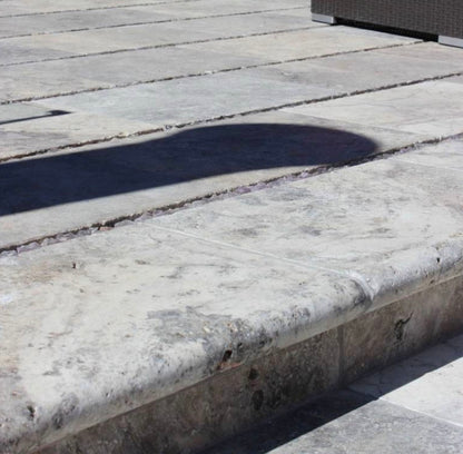 Silver Travertine 12x24 Pool Coping | 5 cm — product image 3