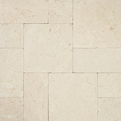 Mayra White Versailles Patterb Tumbled 3cm Pavers, 10 Kits — product image 2