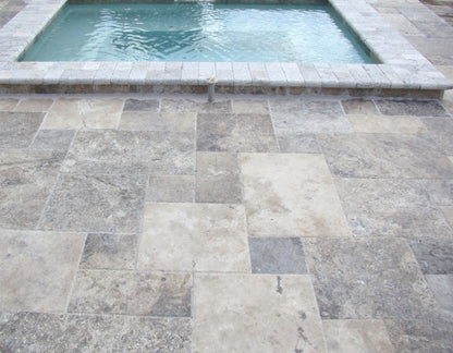 Silver Travertine Versailles Pattern — product image 2
