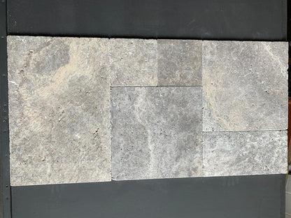 Silver Travertine Versailles Pattern (Tumbled) — product image 4