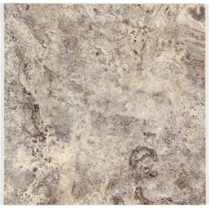 Silver Travertine 12x12 Honed & Filled — product image 4