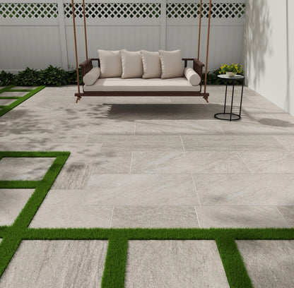 MSI Arterra Quartz Silver 24" x 48" x 2 cm Porcelain Paver