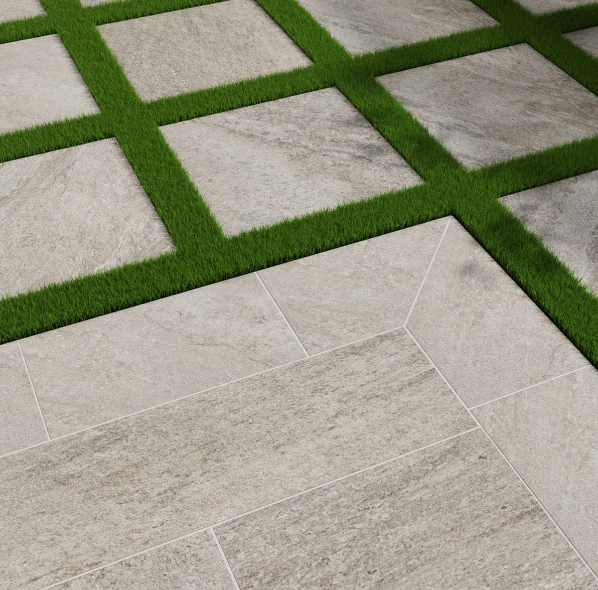 MSI Arterra Quartz Silver 24" x 48" x 2 cm Porcelain Paver