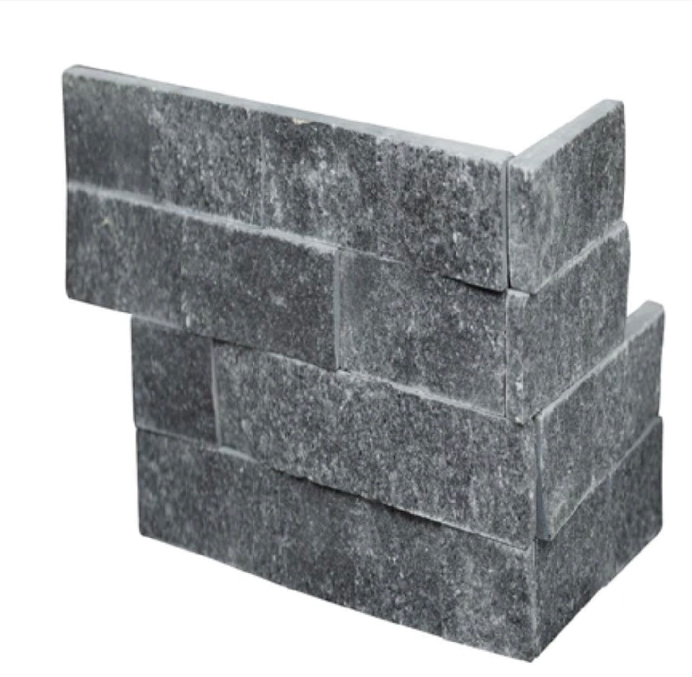 MSI 6X18 Cosmic Black Stacked Stone Corner Piece