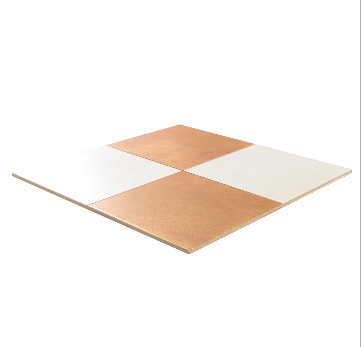 Terra Bianco Grid 17" x 17" Matte Porcelain Floor &amp; Wall Tile