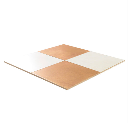 Terra Bianco Grid 17" x 17" Matte Porcelain Floor &amp; Wall Tile