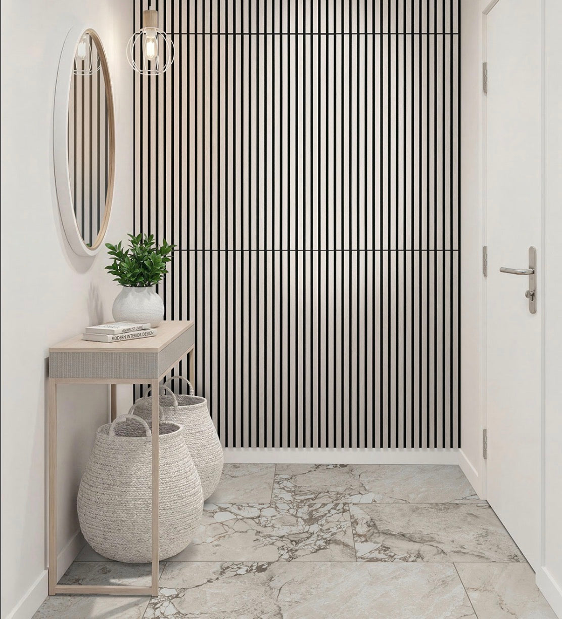 Via Stazione  24" x 48" Matte Porcelain Floor & Wall Tile