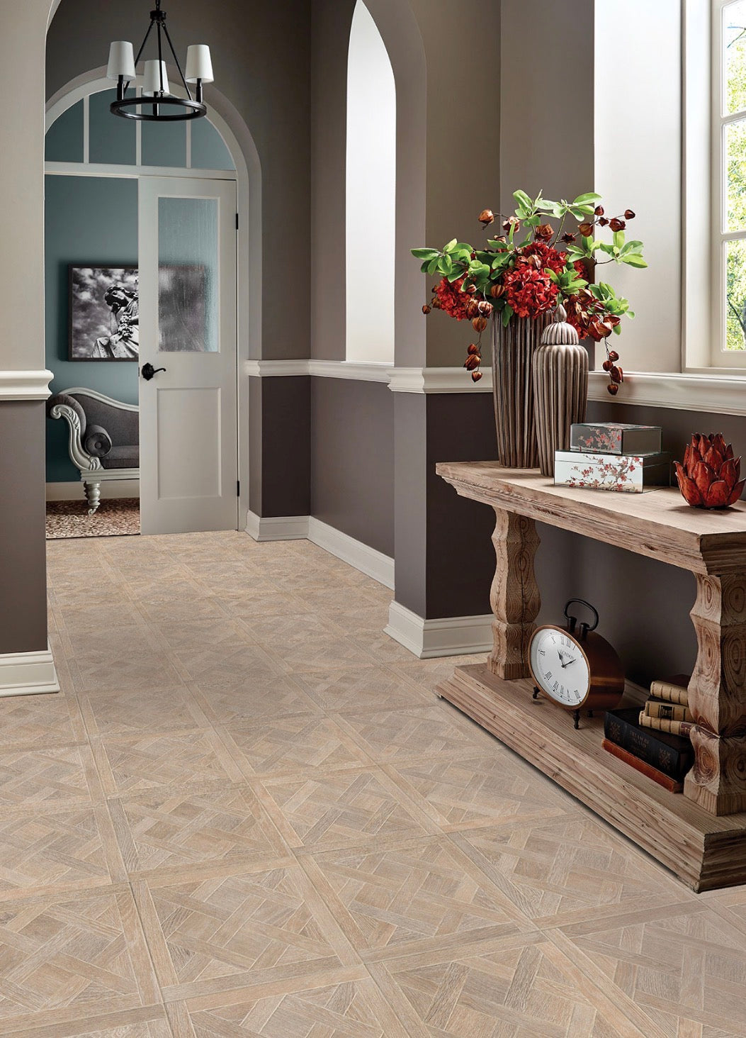 Sovana Mocha 18" x 18" Matte Porcelain Floor & Wall Tile