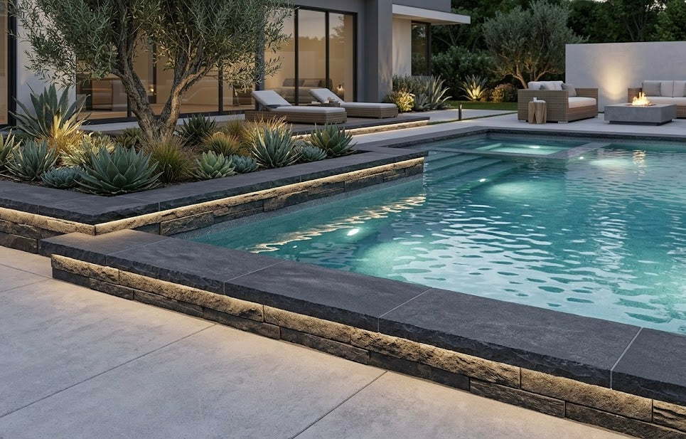 Indian Black Column Cap & Wall Cap 21x21