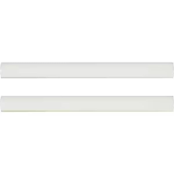 Divine Whisper White 5/8" x 6" Glossy Ceramic Quarter Round Molding