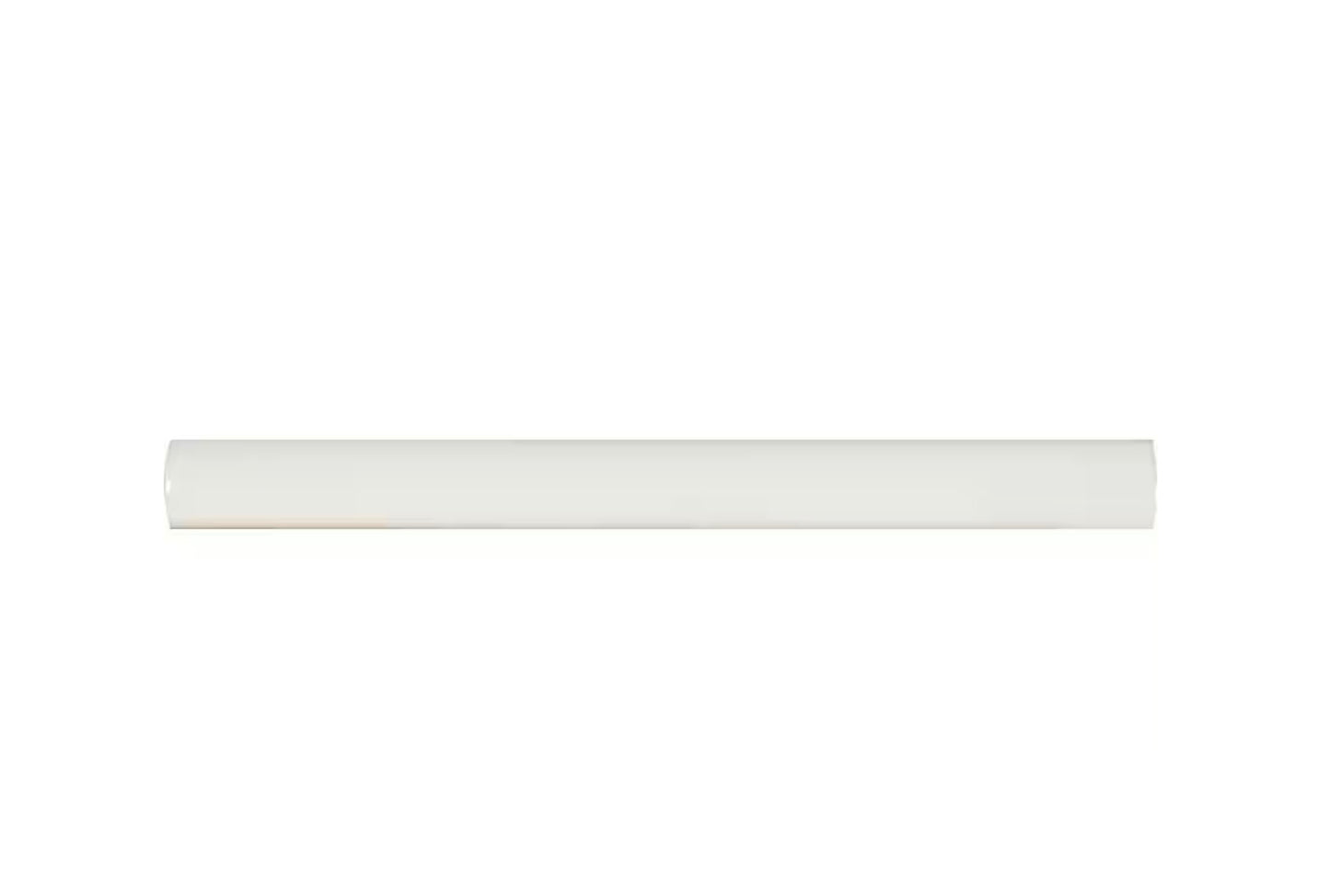 Divine Whisper White 5/8" x 6" Glossy Ceramic Quarter Round Molding